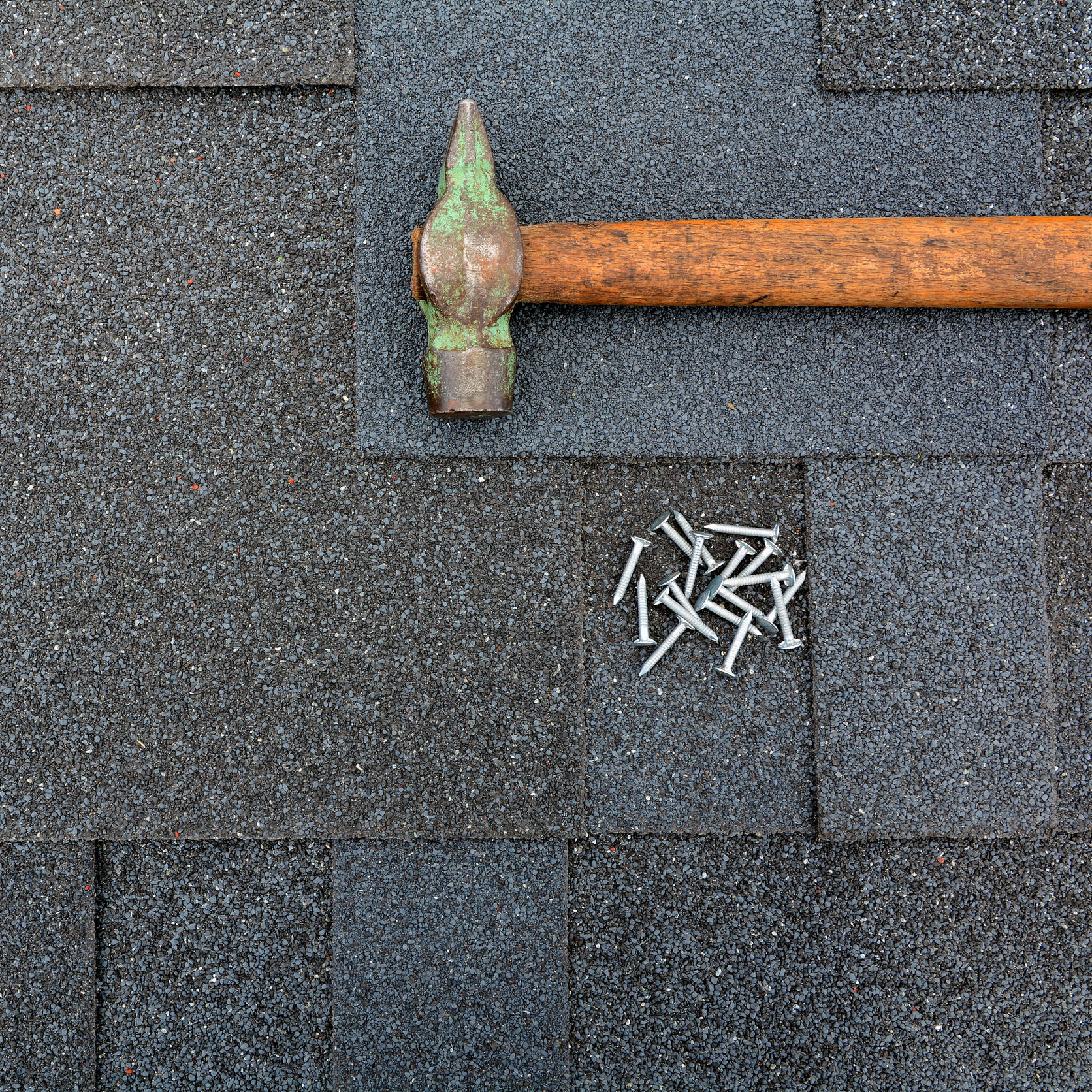 Asphalt shingle roof installation